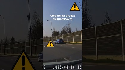 Sąsiedzi ze wschodu cofają na rozbiegu drogi ekspresowej #shorts #rikordwidjo