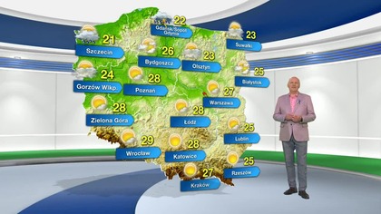 Prognoza pogody na TVN Meteo (08. 04. 2024)