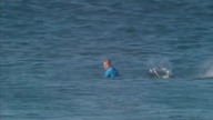 Surfer zaatakowany przez rekiny w telewizji na żywo