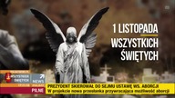 Polsat News - Przerywnik Wszystkich Świętych w trakcie emisji serwisu informacyjnego (01. 11. 2020)