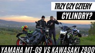 Trzy czy cztery cylindry? Yamaha MT-09 Vs Kawasaki Z900 2021
