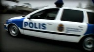 Palenie gumy radiowozem
