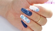 Easy snowflakes nails art tutorial / Winter nails / Colours by Molly /Molly Lac /Allepaznokcie