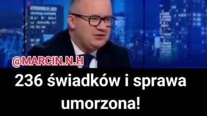 236 świadków przeciw Grodzkiego a prokuratura Bodnara , umarza śledztwo.  Czego nie rozumiecie