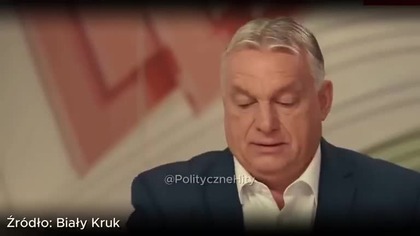 ORBAN PUBLICZNIE ROZNIÓSŁ TUSKA! NAGRANIE WSTRZĄSNĘŁO EUROPĄ! mp4 686x432