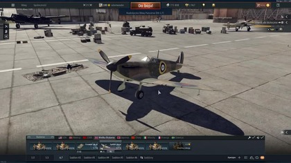 War Thunder -  Spitfire mk.  I a - uczymy się latać
