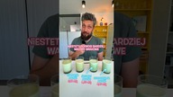 Matcha latte  kolor, osad i...  spieniacz?