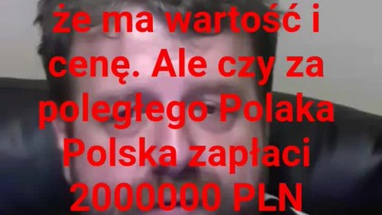 panie Krzysztofie Woźniak... wartość i cenę .