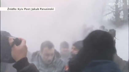 Kliczko zaatakowany gaśnicą proszkową