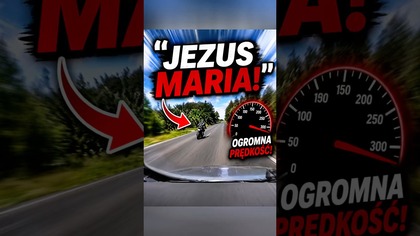  JEZUS MARIA! To mówi wszystko.  Taka prędkość to przesada?  #shorts #kierowcy