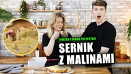 Tomek Tomash Gregorczyk wraz z mamą Monią robią sernik z malinami