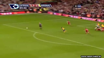 Premier League sezon 2008/2009 Liverpool-Arsenal 3-4 Arshavin