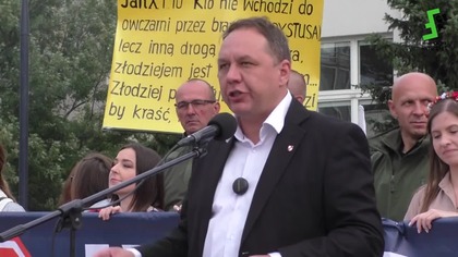 Michał GWODERA: Przemówienie - start 2. Marszu Stop Masowej Imigracji - Warszawa 24.8.2025
