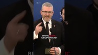 Braun wściekły na konferencji.  Zwrócił się do żołnierzy