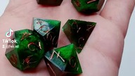 I have won some beautiful dice from Eye On The Die  math rocks go clink clank #rpg #dice #asmr