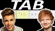 I dont care (Sheeran, Bieber) - melodia TAB (melody)