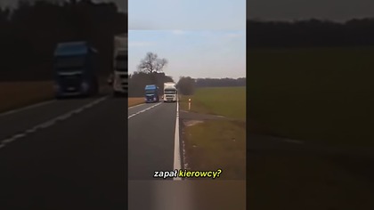 Kierowca ciężarówki stracił rozum? #drogówka #kierowcy