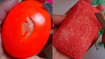 Soap Carving ASMR Relaxing Sounds no talking Satisfying ASMR Video #soapcarving #carvingsoap #acmp