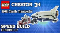LEGO Creator 3in1 31091 Shuttle Transporter - Speed Build #37