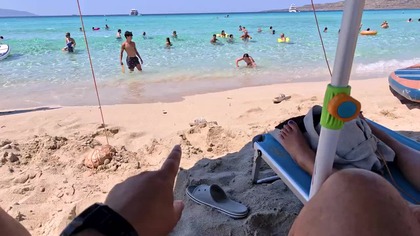 Elafonisos - 45 euro za noc! Plaża, kolacja i takie spotkanie
