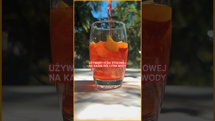 Herbata Brzoskwiniowa na zimno  Idealne cold brew na lato