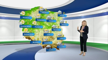 Prognoza pogody na TVN Meteo (09. 03. 2022)