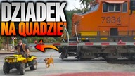 UCIEKA PRZED POCIAGIEM! - LUDZIE VS MOTOCYKLIŚCI!