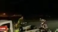 Zmiana koła na motorze