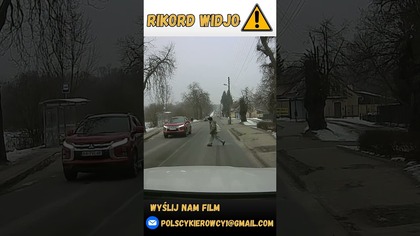 Nieustąpienie pierwszeństwa na PDP dla dziecka #shorts #rikordwidjo #polscykierowcy #polska #policja