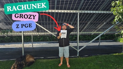 Przyszedł pierwszy rachunek po miesiącu od założenia fotowoltaiki