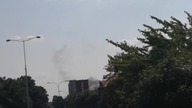 Pożar w Grudziądzu 9. 08. 2020