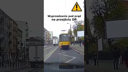Wyprzedzanie pod prąd, na przejściu DP #shorts #rikordwidjo