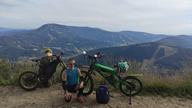 Wjazd na górę Klimczok (1117 m n. p. m) - ebike Spark i Falcon