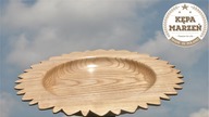 Słoneczny Półmisek Toczony z Drewna Jesionu / Sunny Bowl Turned from Ashwood