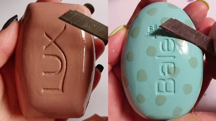 Soap Carving ASMR Relaxing Sounds no talking Satisfying ASMR Video