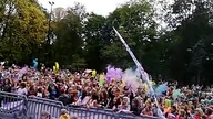 Radość dzieci w dniu kolorów