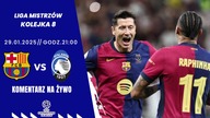 FC BARCELONA VS ATALANTA NA ŻYWO - LIGA MISTRZÓW - 8 KOLEJKA - 29. 01. 2025r.