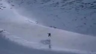 Salto na plaży