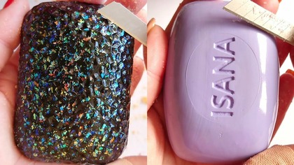 Soap Carving ASMR Relaxing Sounds no talking Satisfying ASMR Video #soapcarving #carvingsoap #seife