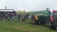 Rolnik kontra protestujący aktywiści