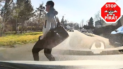 Instynkt sarny! O krok od groźnego potrącenia.  STOP PIRAT