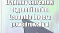 Dyplomy laureatów stypendium im.  Leopolda Ungera powędrowały do młodych dziennikarzy