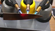 EXPERIMENT Glowing 1000 degree KNIFE VS MATCHES