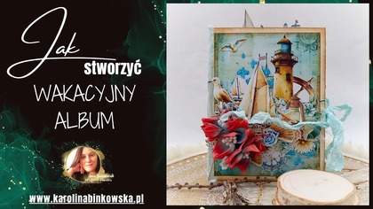 Wakacyjny Album DIY  prosty i klimatyczny album na zdjęcia z lata
