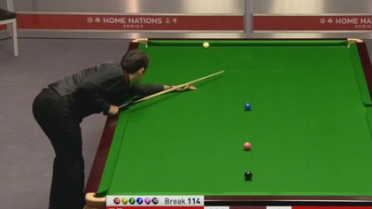 Niecodzienna sytuacja podczas meczu w snookera