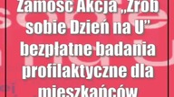Zamość: Akcja Zrób sobie Dzień na U: bezpłatne badania profilaktyczne dla mieszkańców Zamościa