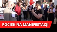 Ewakuacja na Krakowskim Przedmieściu.  Mężczyzna wyjął z plecaka pocisk, publikujemy nagranie