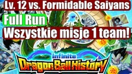 Infinite Dragon Ball History vs Formidable Saiyans - Team Low-Class Warrior + Super Saiyans Dokkan
