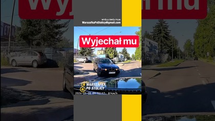 Tego samochodu kompletnie się tam nie spodziewał #wyprzedzanie #kierowca