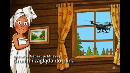 Dron mi zagląda do okna Folkowa satyra z humorem - Hastatus Generuje Muzykę